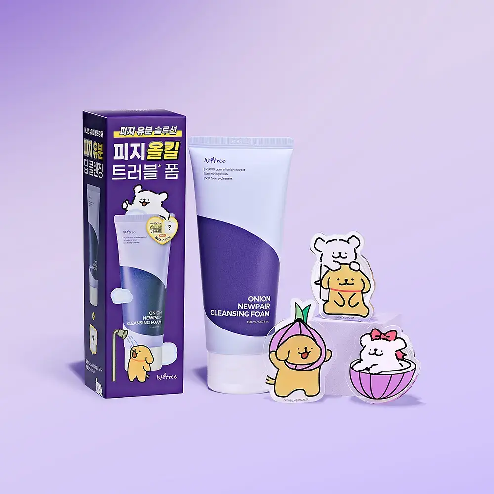 [이즈앤트리X몰티즈] 이즈앤트리 어니언 뉴페어 클렌징폼 150ml 기획 (+스마트톡)